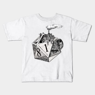 Pen and paper Dice steam machine Kids T-Shirt